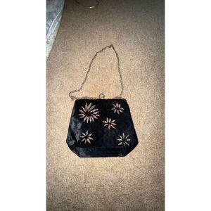 Vintage velvet evening bag